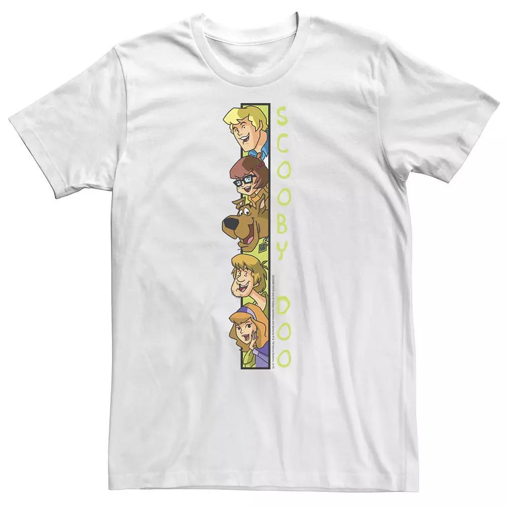 Big & Tall Scooby-Doo Peeking Mystery Gang Tee, Men's, Size: XXL Tall, White Product Image