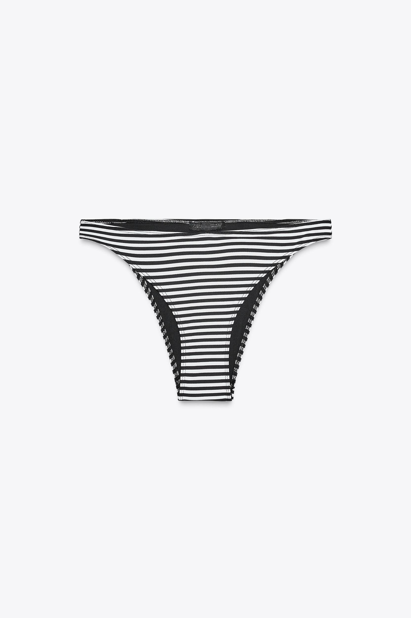 STRIPED BIKINI BOTTOMS Product Image