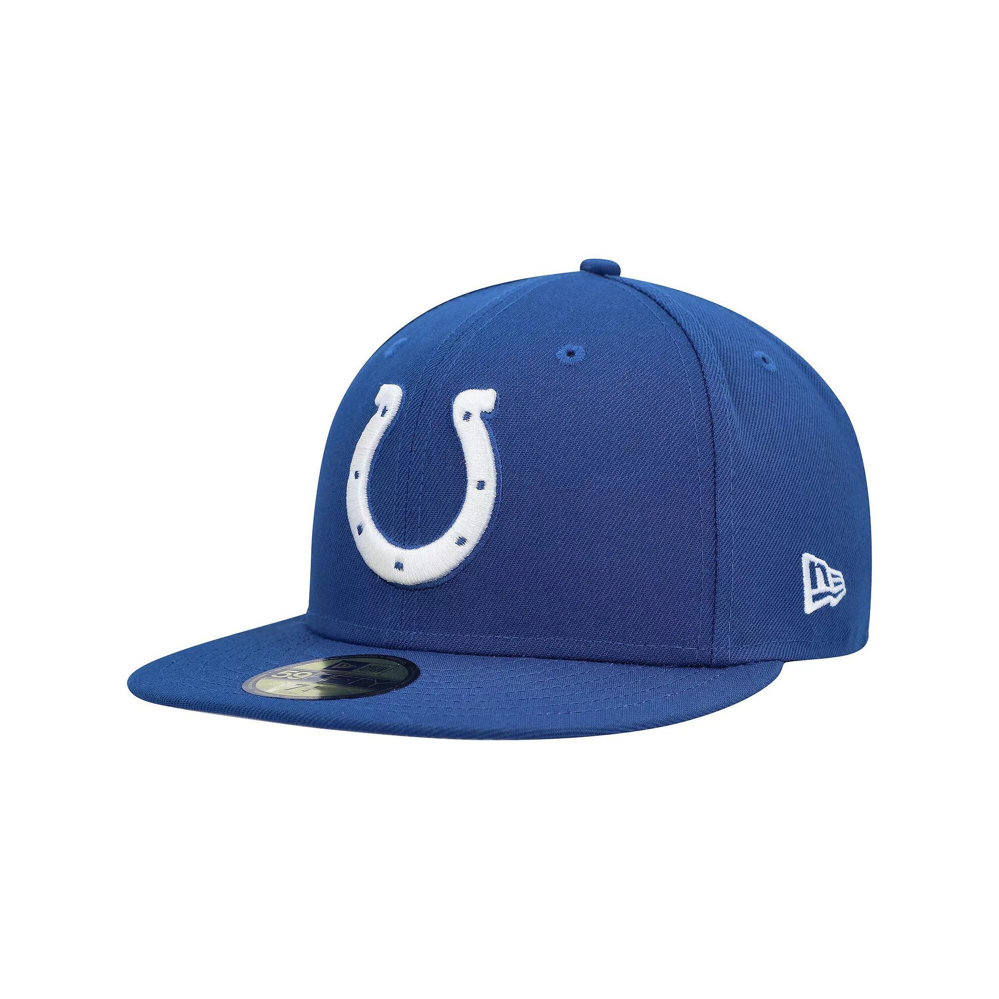 Men's New Era Royal Indianapolis Colts Team Basic 59FIFTY Fitted Hat, Size: 7 1/2, Blue Product Image