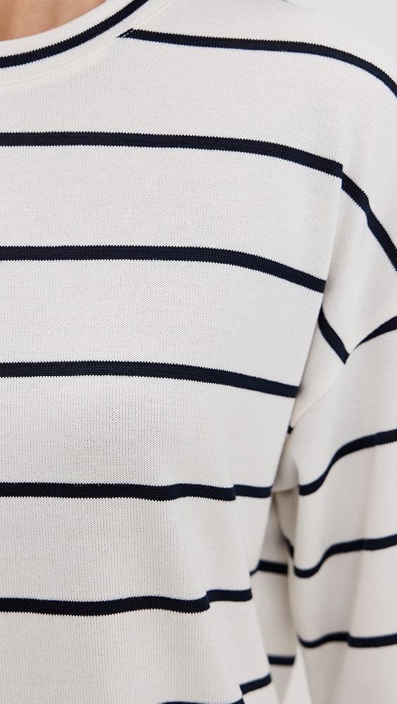 Vince Striped Wide Sleeve Tee | Shopbop Product Image