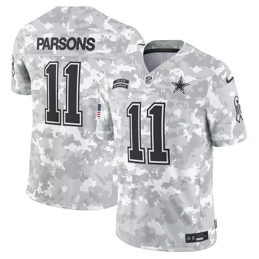 Men's Nike Micah Parsons Arctic Camo Dallas Cowboys 2024 Salute to Service Limited Jersey, Size: XL, Team Product Image