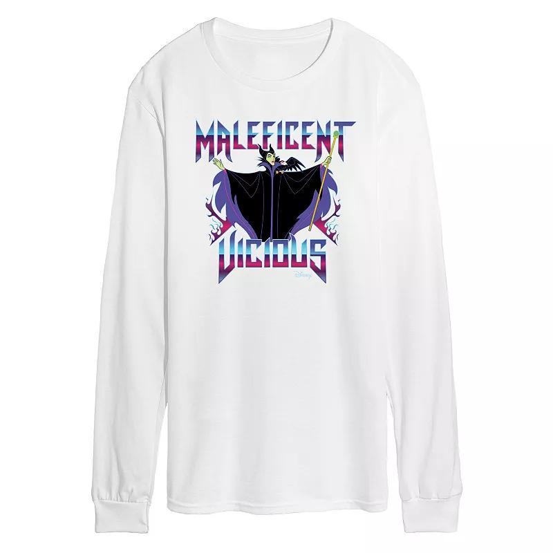 Disney Villains Maleficent Men's Vicious Long Sleeve Graphic Tee,  Product Image