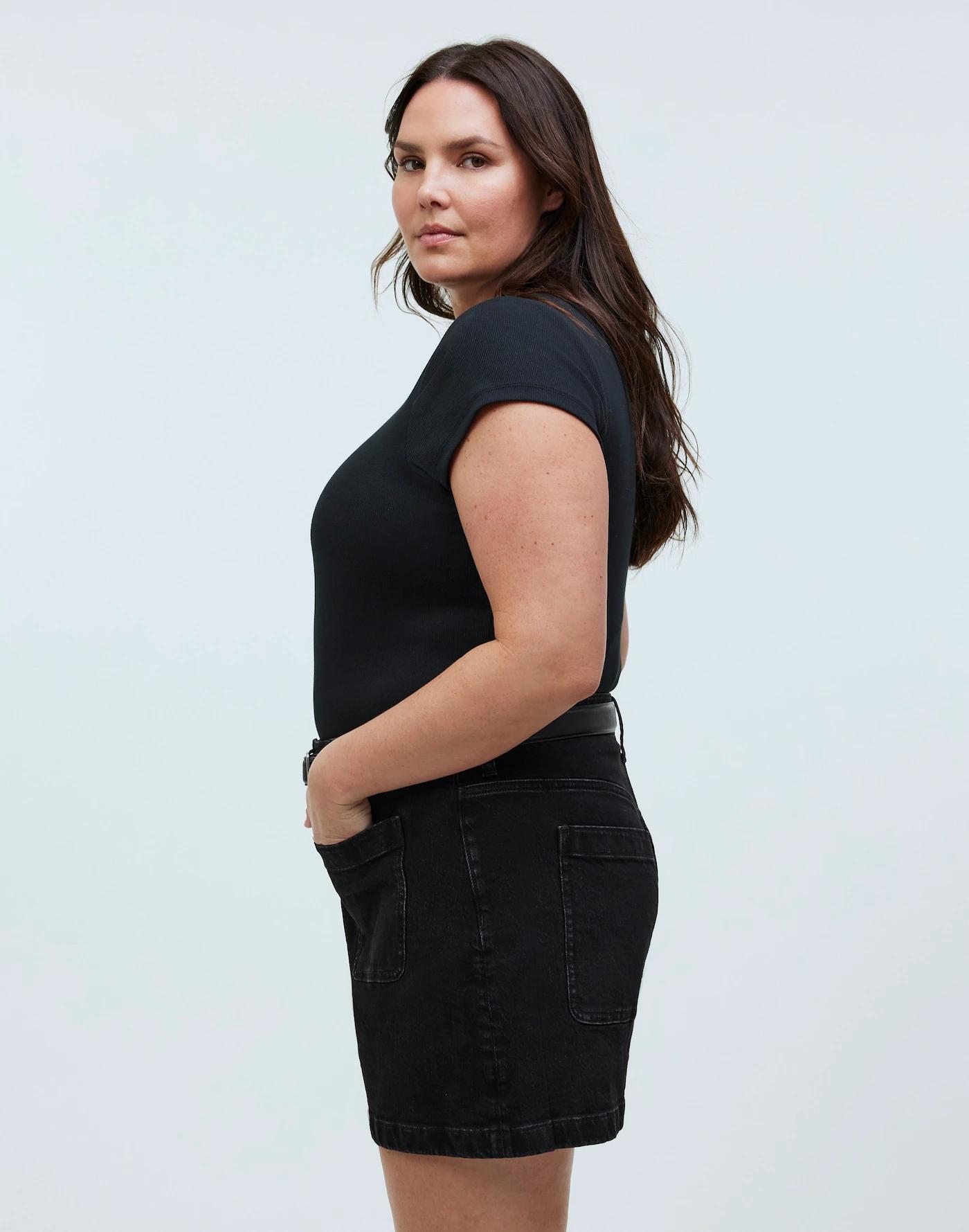 The Curvy Denim Emmett Short: Patch Pocket Edition Product Image