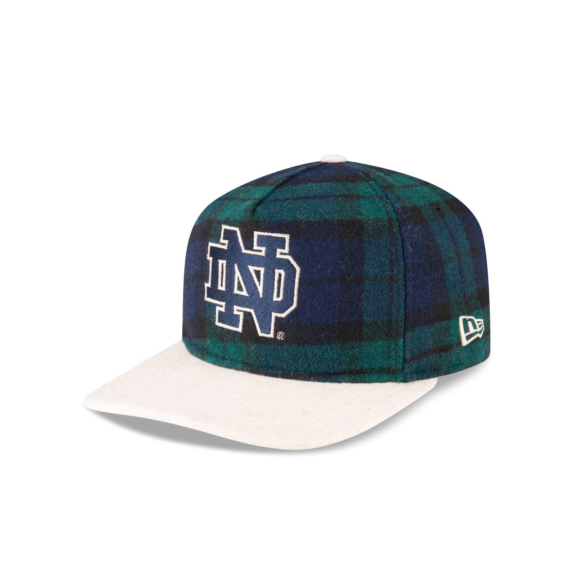 Notre Dame Fighting Irish Plaid Letterman 19TWENTY Adjustable Hat Male Product Image