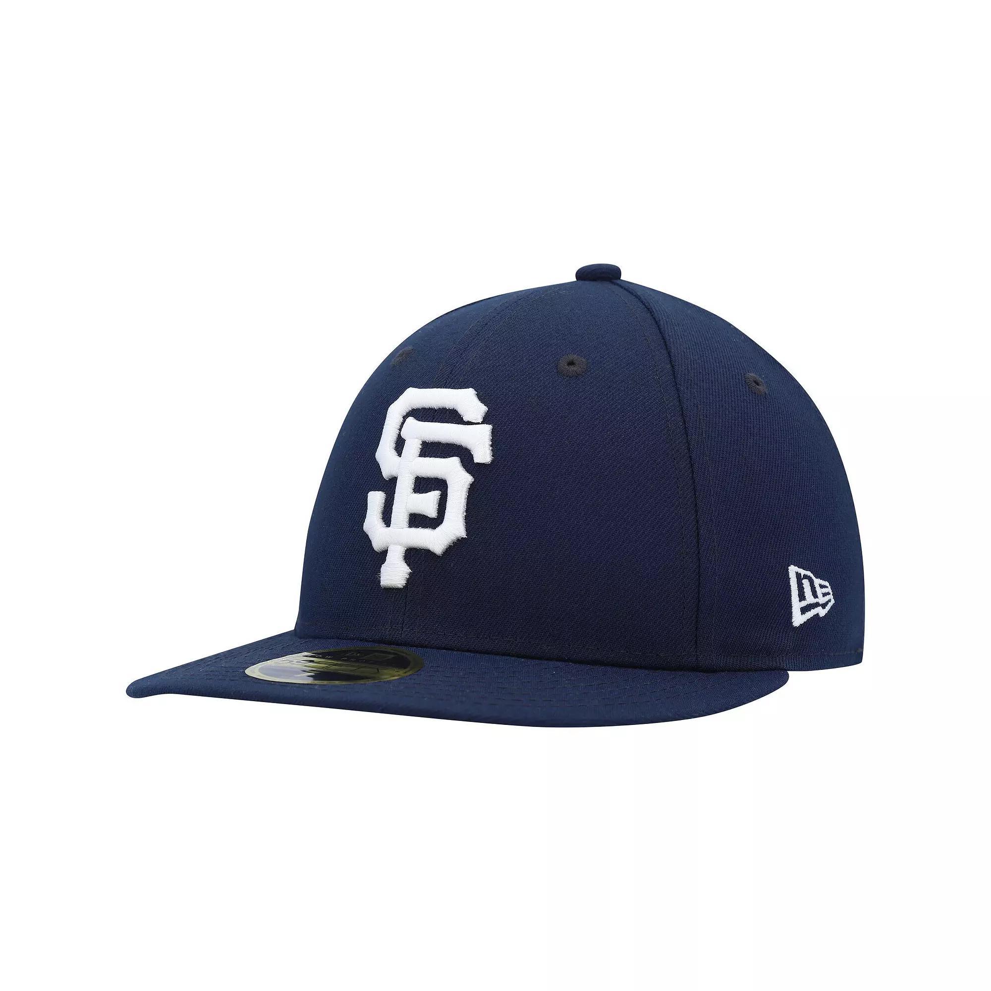 Men's New Era Navy San Francisco Giants Oceanside Low Profile 59FIFTY Fitted Hat, Size: 7, Blue Product Image
