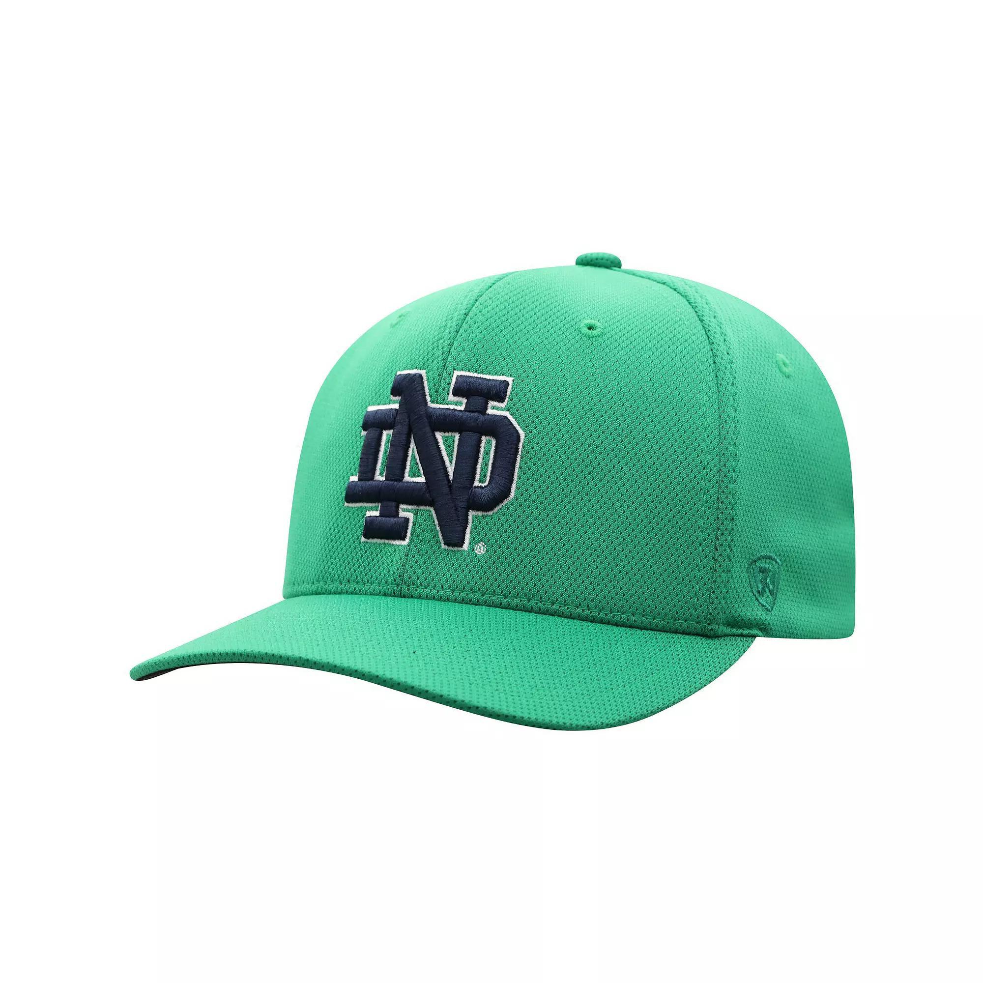 Men's Top of the World Green Notre Dame Fighting Irish Reflex Logo Flex Hat, Size: Medium/Large Product Image