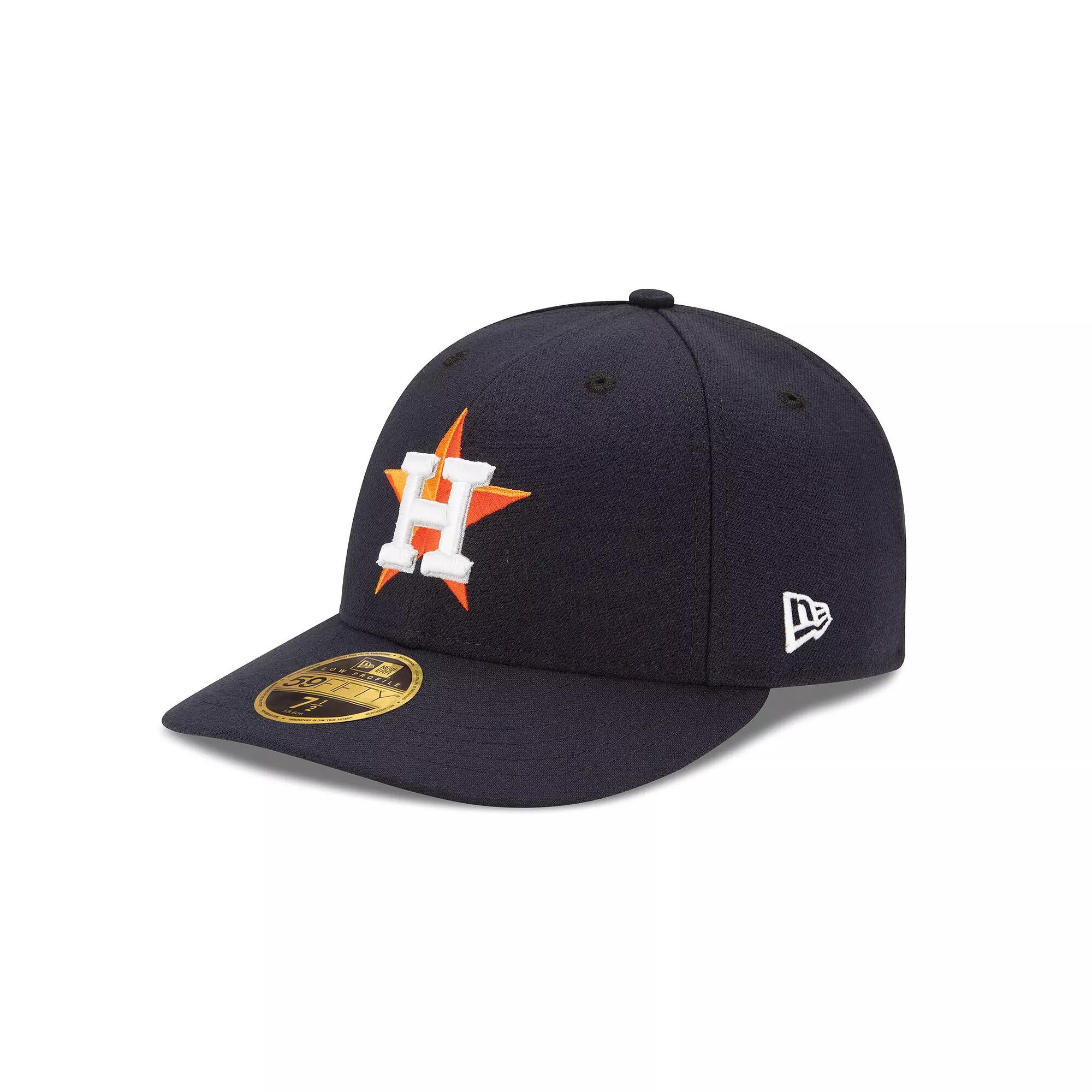 Men's New Era Navy Houston Astros Home Authentic Collection On-Field Low Profile 59FIFTY Fitted Hat, Size: 7, Blue Product Image