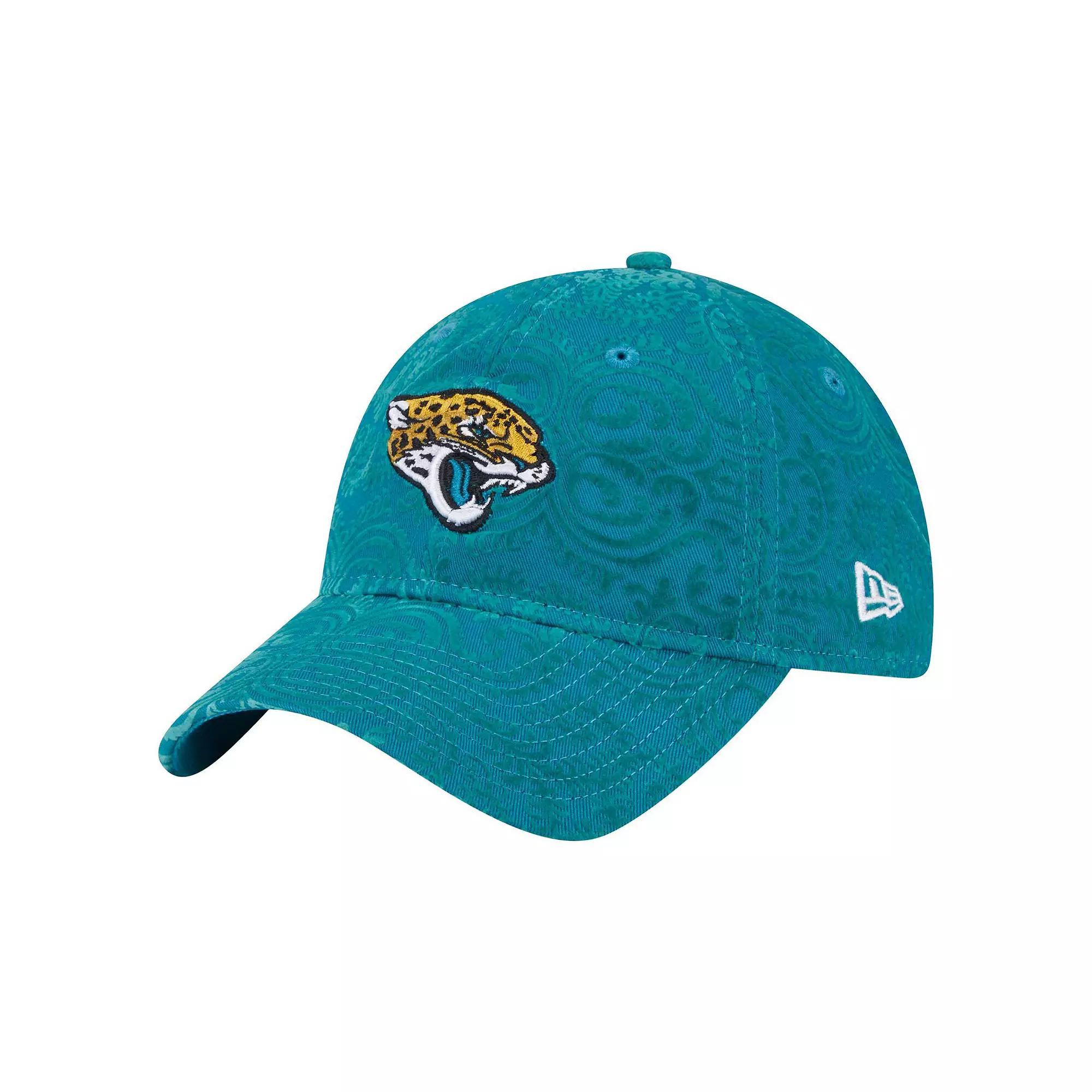 Women's New Era Teal Jacksonville Jaguars Flair 9TWENTY Adjustable Hat, Blue Product Image