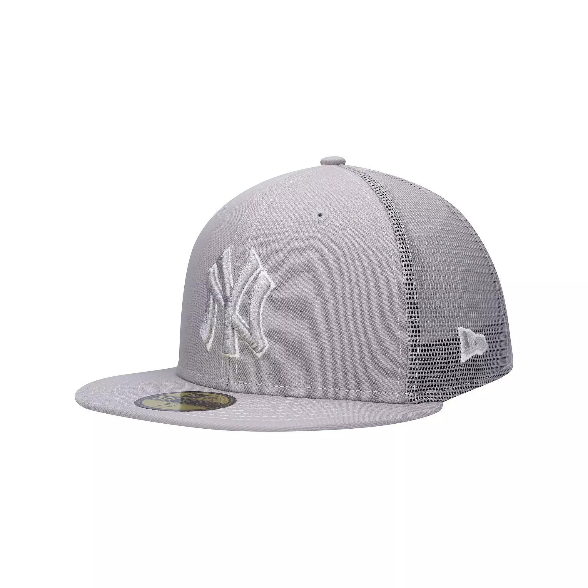 Men's New Era  Gray New York Yankees 2023 On-Field Batting Practice 59FIFTY Fitted Hat, Size: 7 1/4, Grey Product Image
