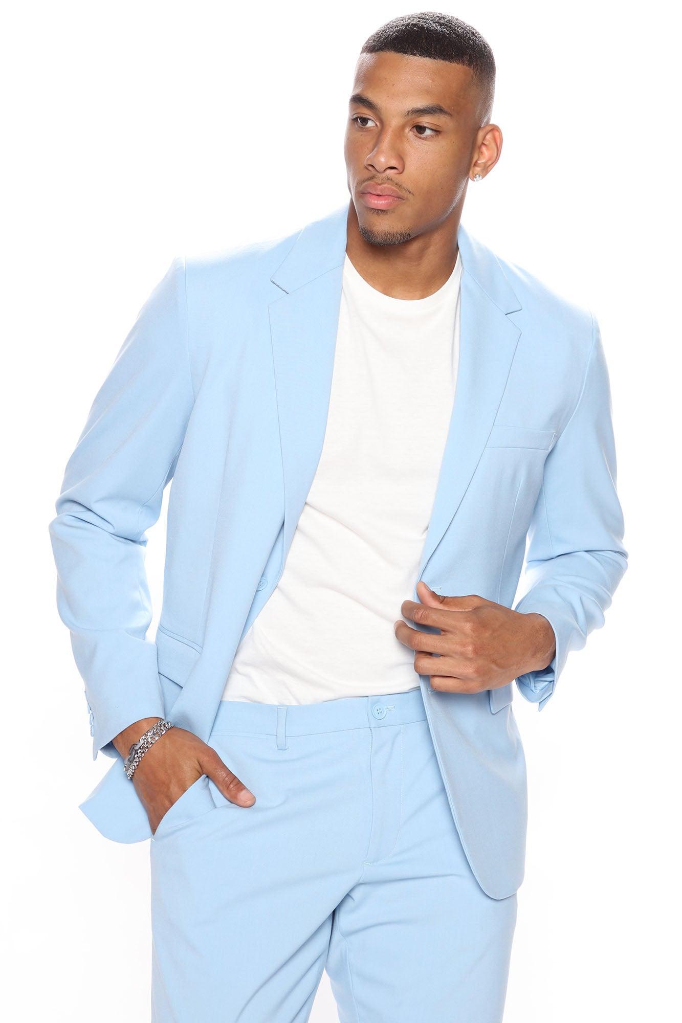The Modern Stretch Suit Jacket - Light Blue Product Image