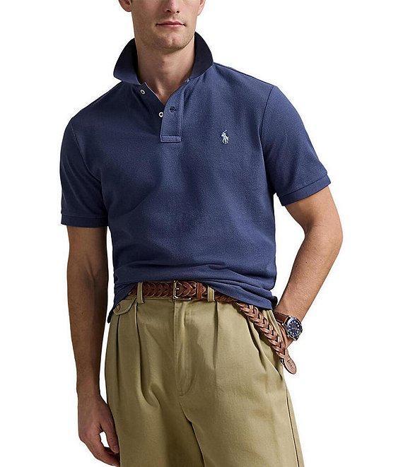 Polo Ralph Lauren Classic Fit Solid Cotton Mesh Polo Shirt Product Image