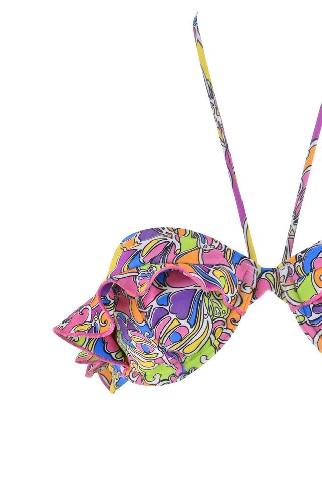 MARNIE BIKINI TOP - TROPICAL BUTTERFLY BLOOM Product Image