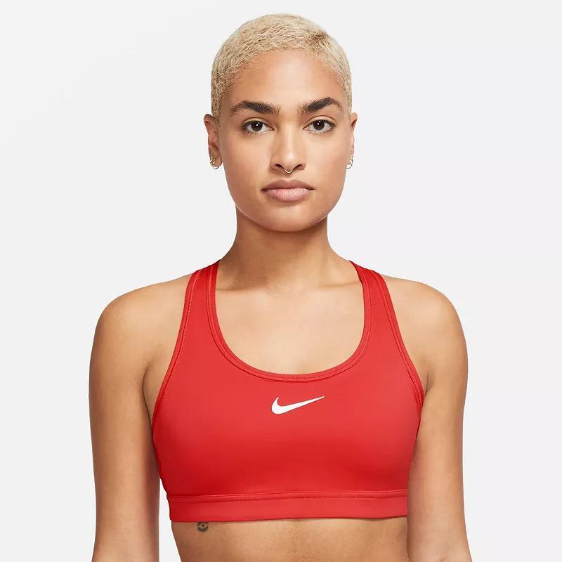 Women's Nike Swoosh Medium Support Padded Sports Bra, Size: Large, Pink Product Image