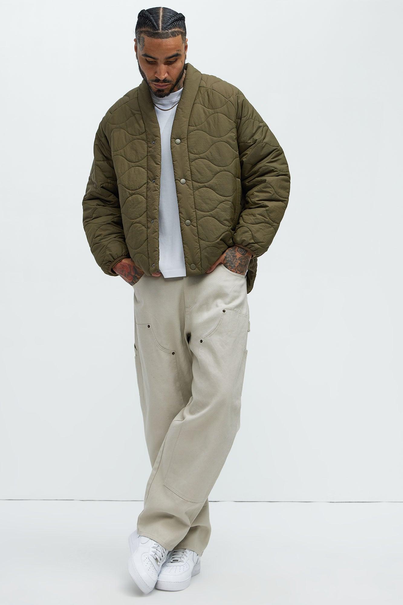 Good Luck Quilted Jacket - Olive Product Image