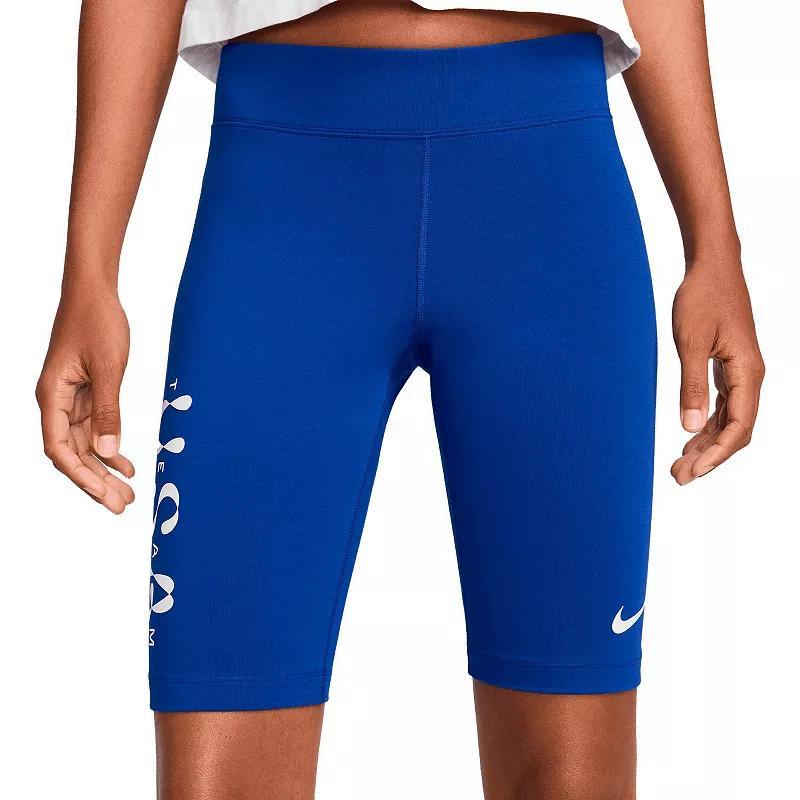 USA Essentials Women's Nike Mid-Rise Biker Shorts Product Image