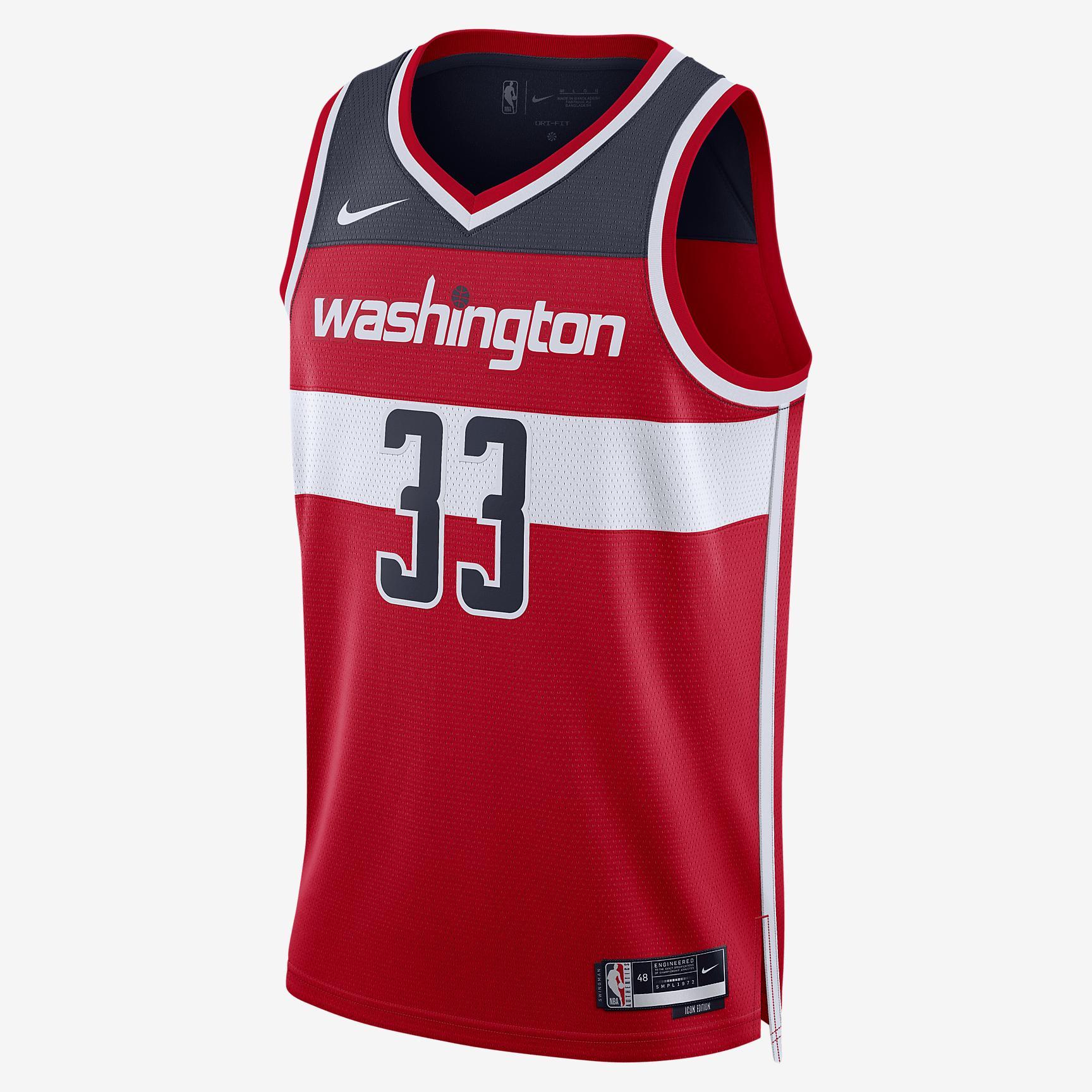 Washington Wizards Icon Edition 2022/23 Men's Nike Dri-FIT NBA Swingman Jersey Product Image