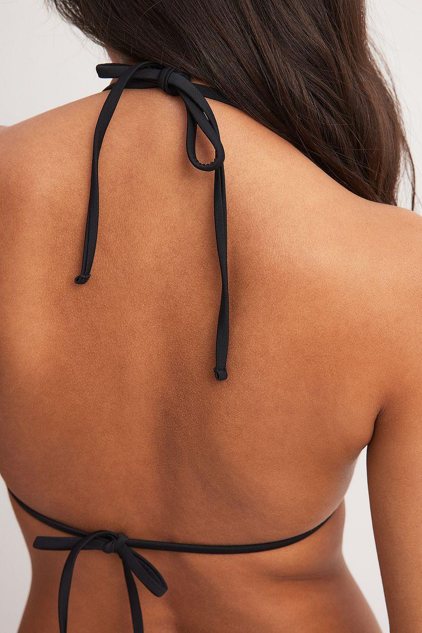 Knitted Triangle Bikini Top Product Image