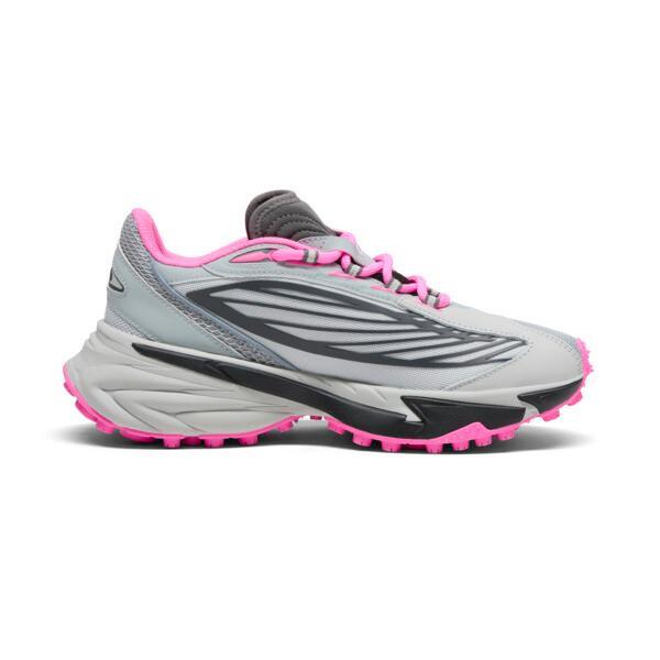 PUMA Spirex Sporty Women's Running Sneakers in Cool Mid Grey/Cool Dark Grey/Poison Pink Product Image