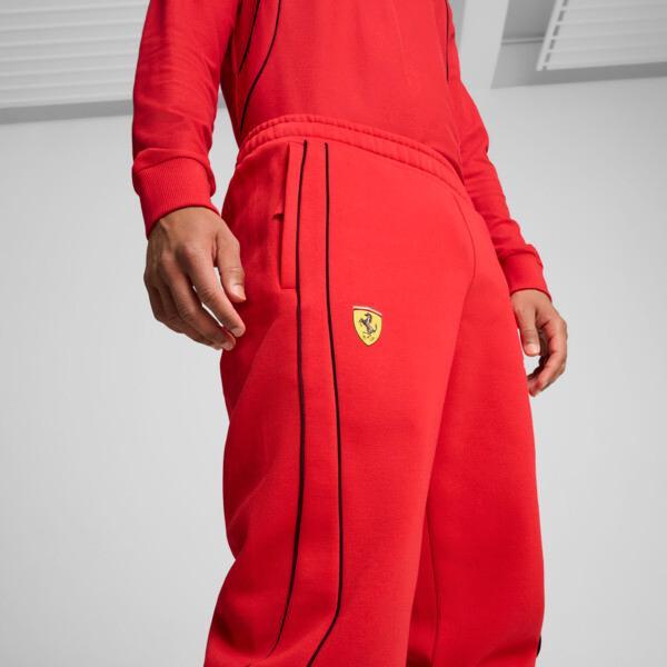 PUMA Scuderia Ferrari Race Men's Pants in Red Product Image