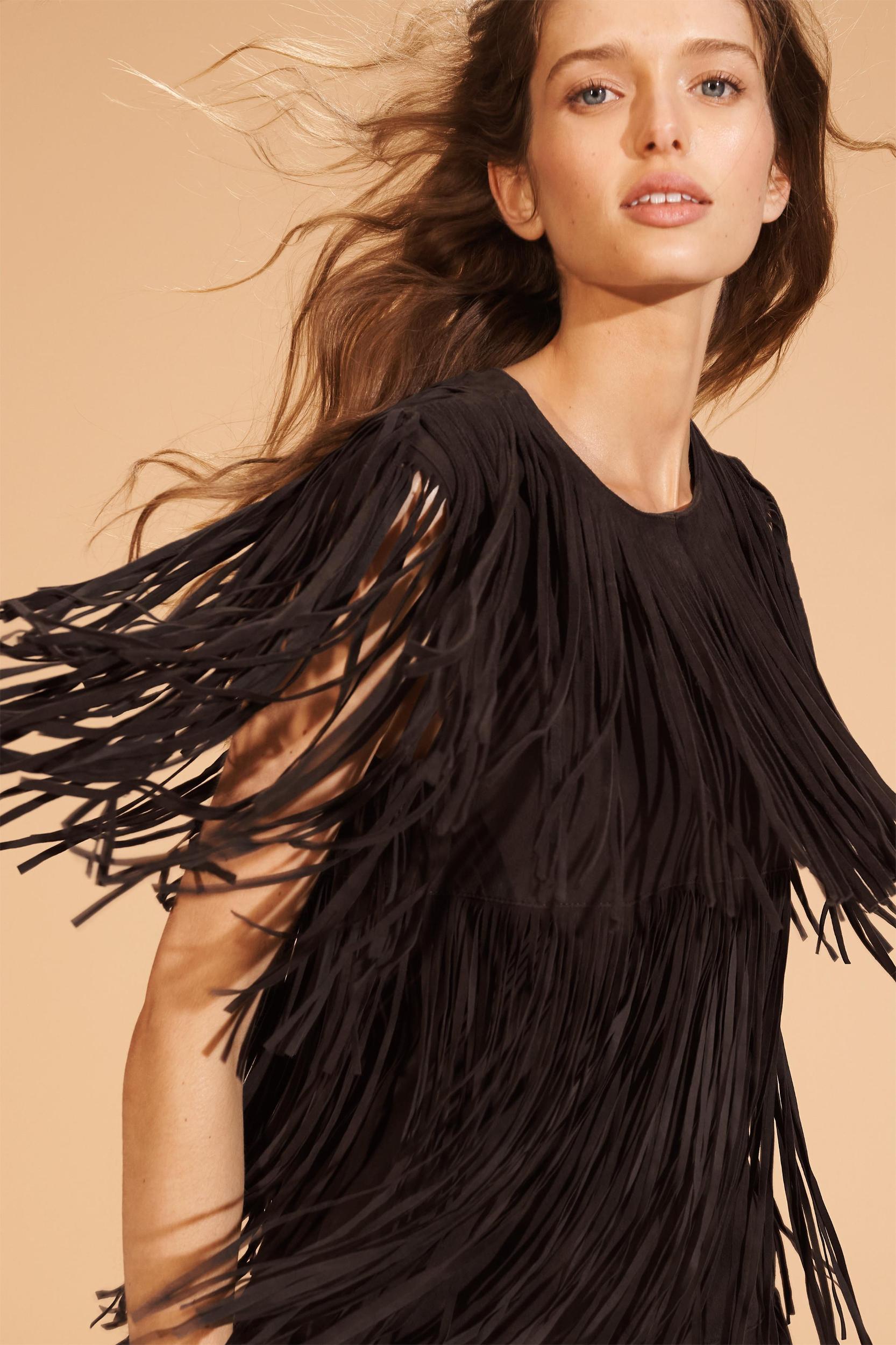 LIMITED EDITION SUEDE FRINGE DRESS Product Image