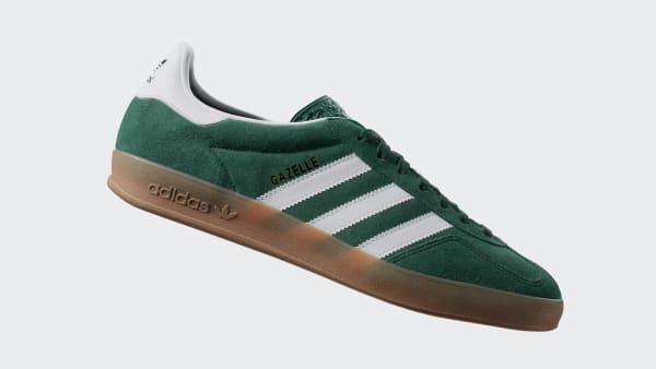 adidas Gazelle Indoor Shoes Olive Strata M 14 / W 15 Unisex Product Image