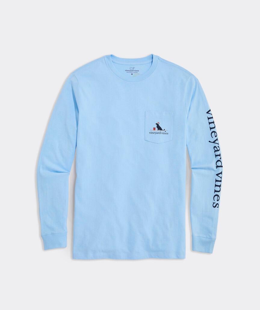 Holiday Dog Surf Logo Long-Sleeve Pocket Tee Product Image