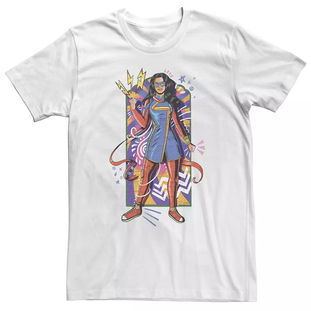 Big & Tall Marvel Ms. Marvel Ful Portrait of Kamala Tee, Men's,  Product Image