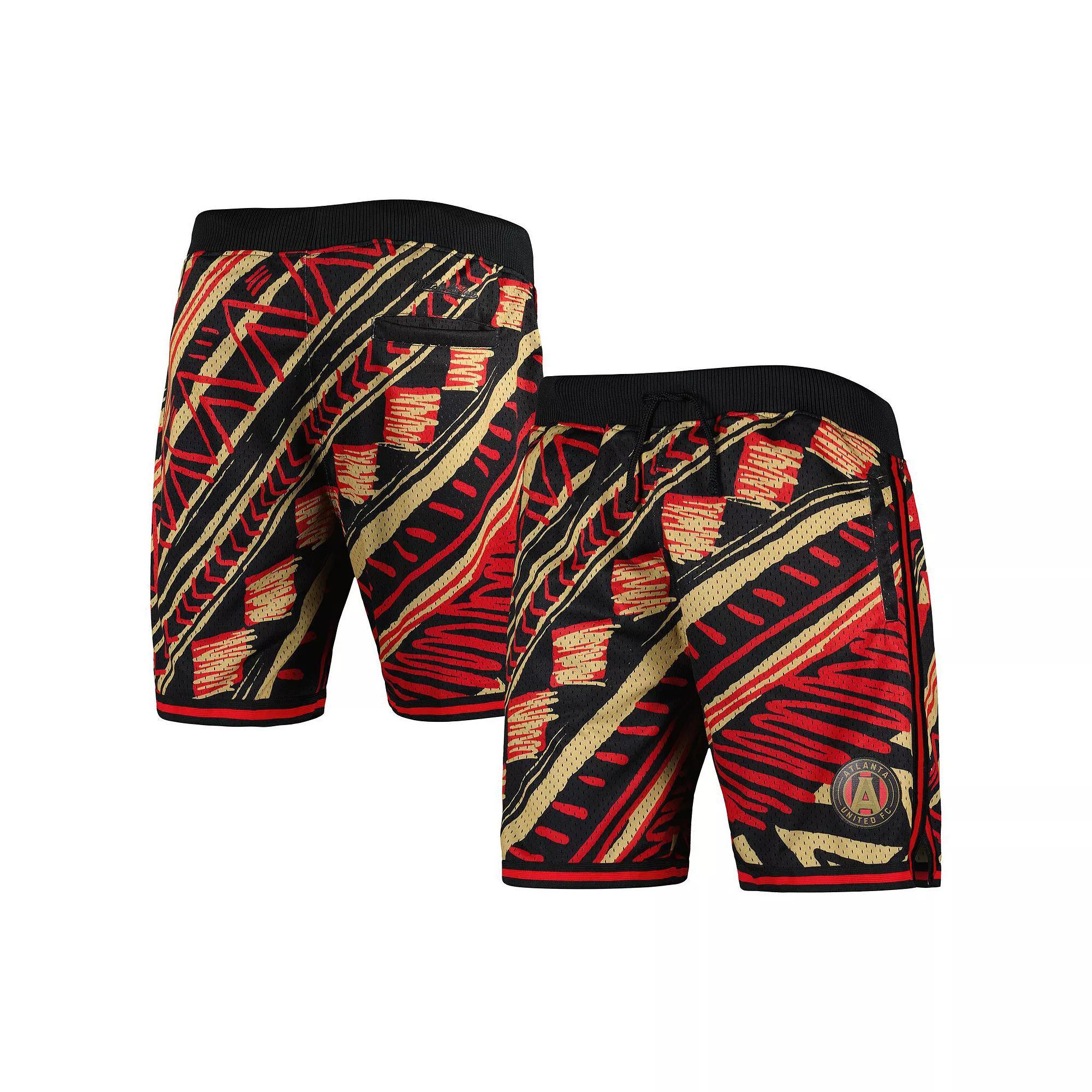Men's Mitchell & Ness Black Atlanta United FC Tribal Fashion Shorts, Size: Small, Atu Black Product Image