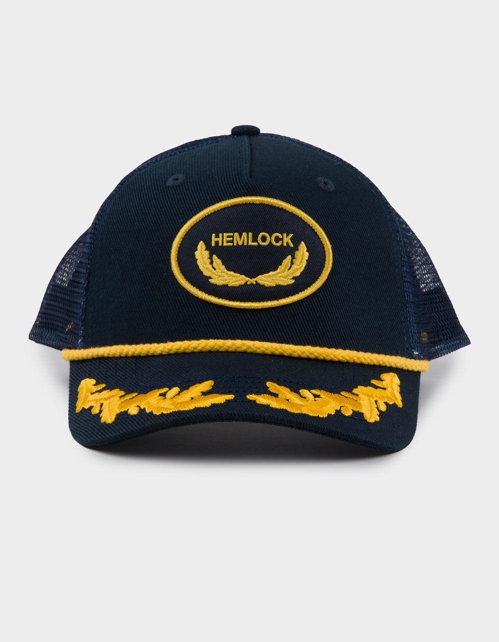 HEMLOCK HAT CO. Captain Trucker Hat - Cream Combo Product Image
