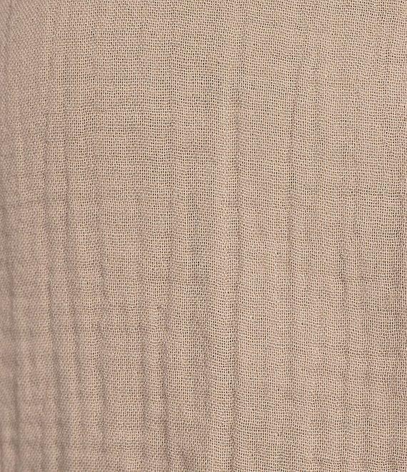 UGG Embrook Cotton Gauze Chest Pocket Button-Front Notch Collar Coordinating Lounge Top Product Image