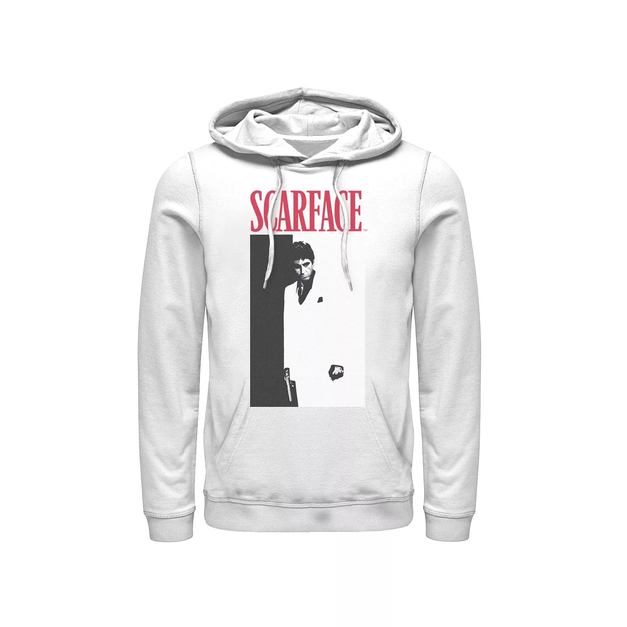 Men's Scarface Original Movie Poster Hoodie, Size: Medium, White Product Image