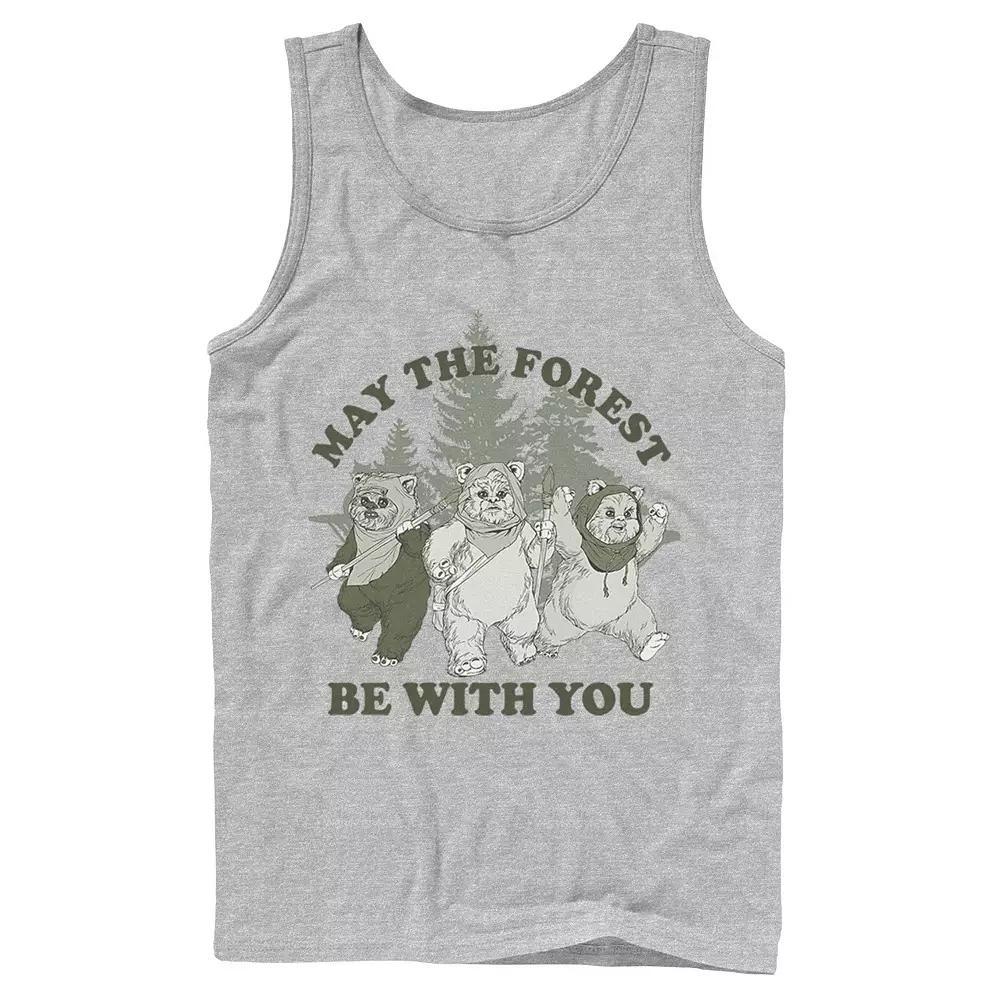 Men's Star Wars Ewoks May The Forest Be With You Tank Top,  Product Image