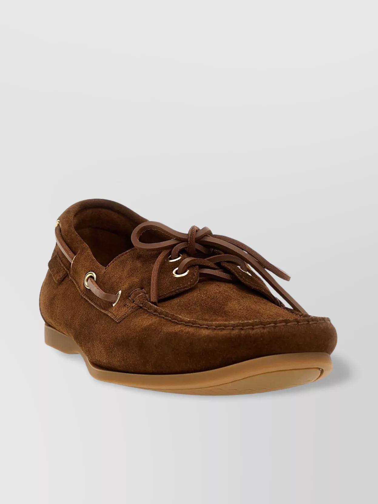 TOM FORD Lace-up Boat Shoe Metal Eyelets Product Image