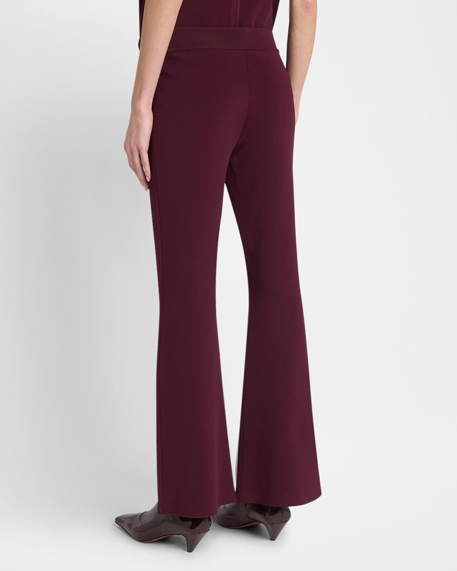 Flared Knit Trousers Product Image