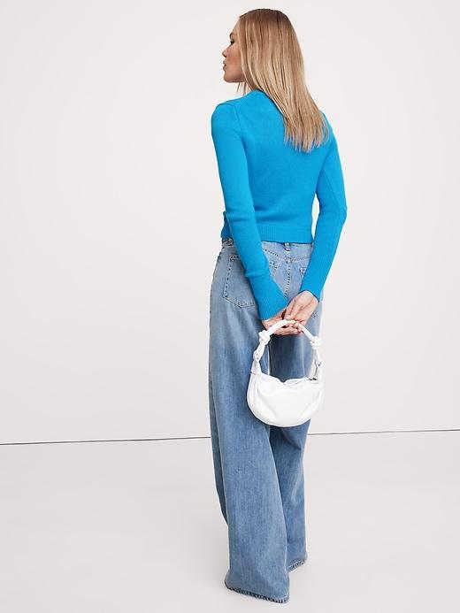 Cotton-Silk Crew-Neck Sweater Product Image