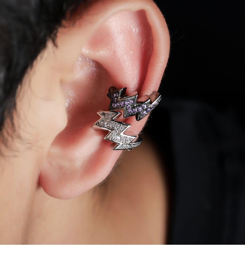 Lightning Rhinestone Alloy Ear Cuff (Various Designs) / Set Product Image