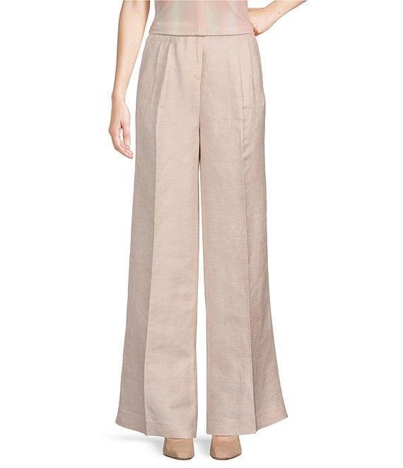 Calvin Klein Twill Side Pocket Coordinating Wide Leg Pants Product Image