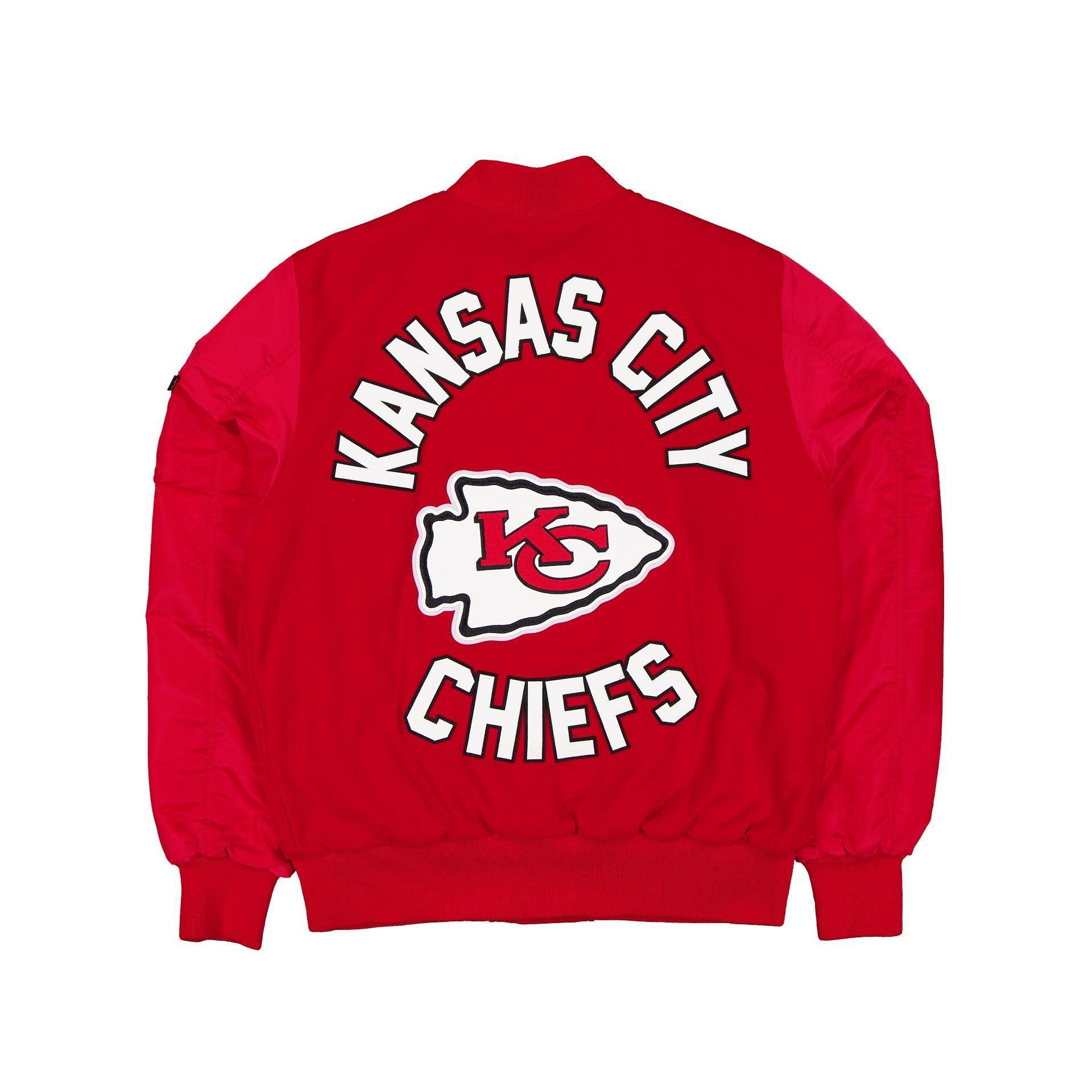 Alpha Industries x Kansas City Chiefs MA-1 Wool Varsity Jacket Male Product Image