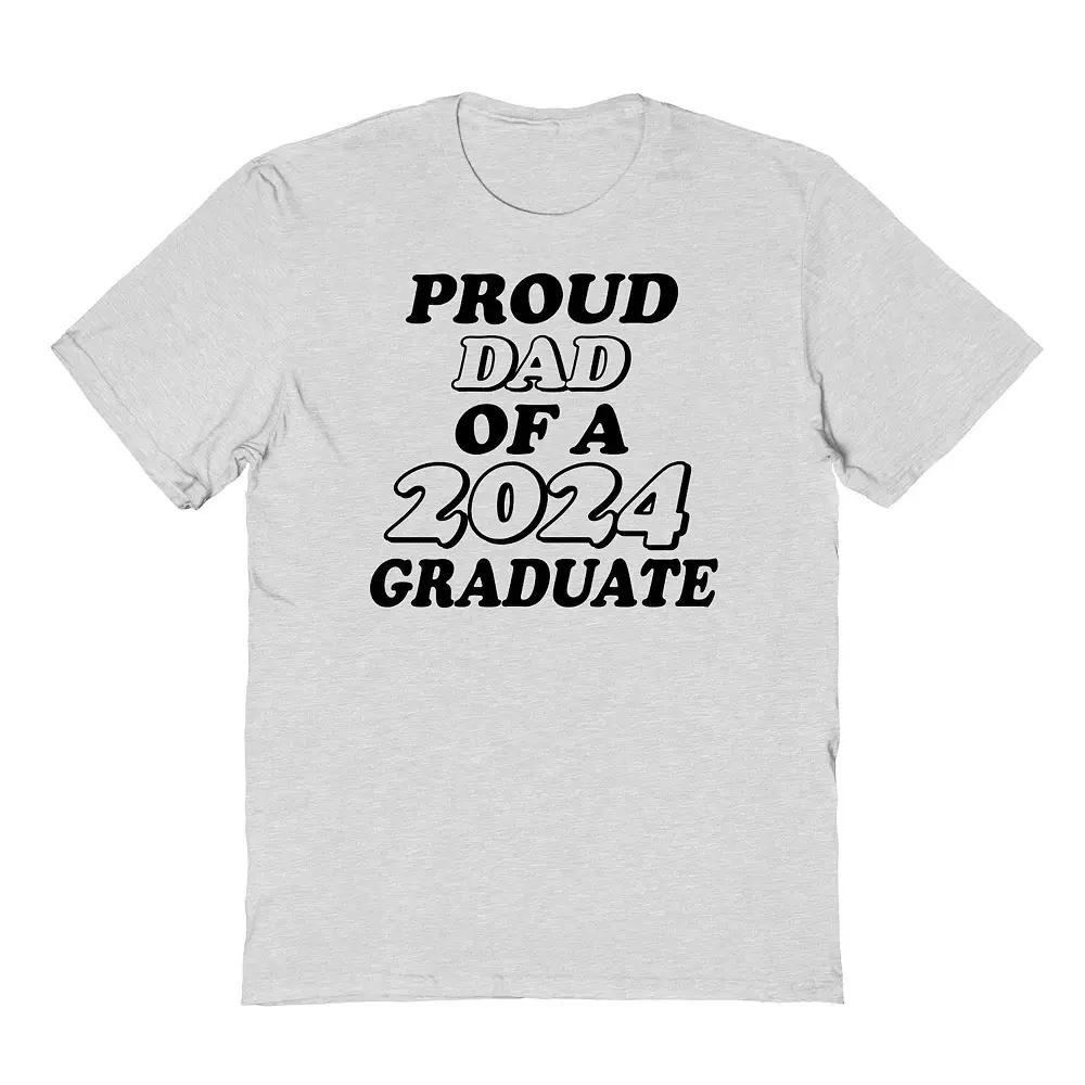 Men's COLAB89 by Threadless Proud Dad Of A 2024 Graduate Graphic Tee, Size: XL, Turf Green Product Image