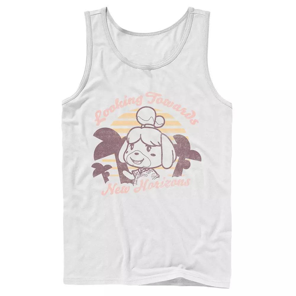 Men's Animal Crossing: New Horizons Isabelle Sunset Tank Top,  Product Image