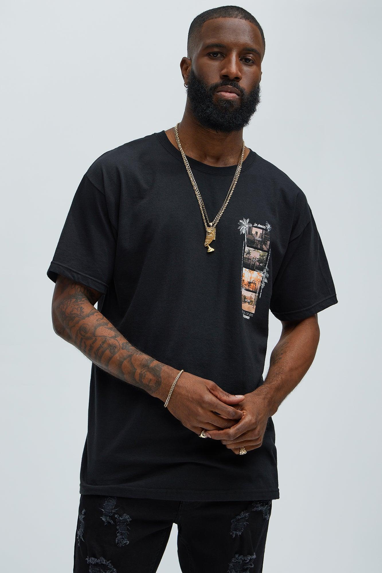 LA Learn To Live More Short Sleeve Tee - Black Product Image