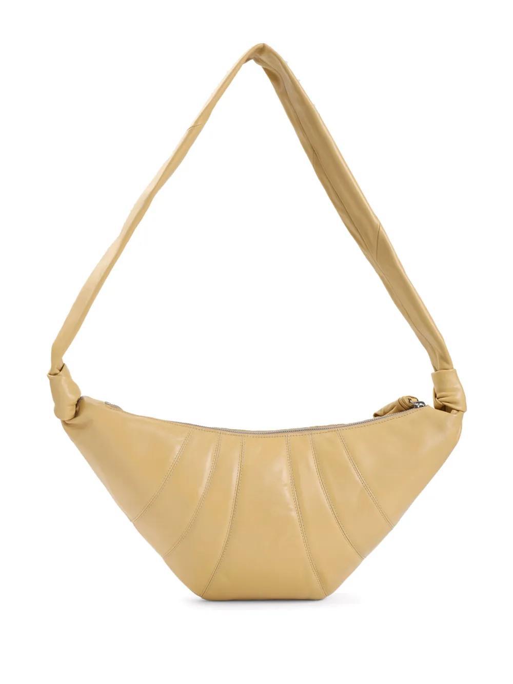 LEMAIRE Small Croissant Shoulder Bag In Neutrals Product Image