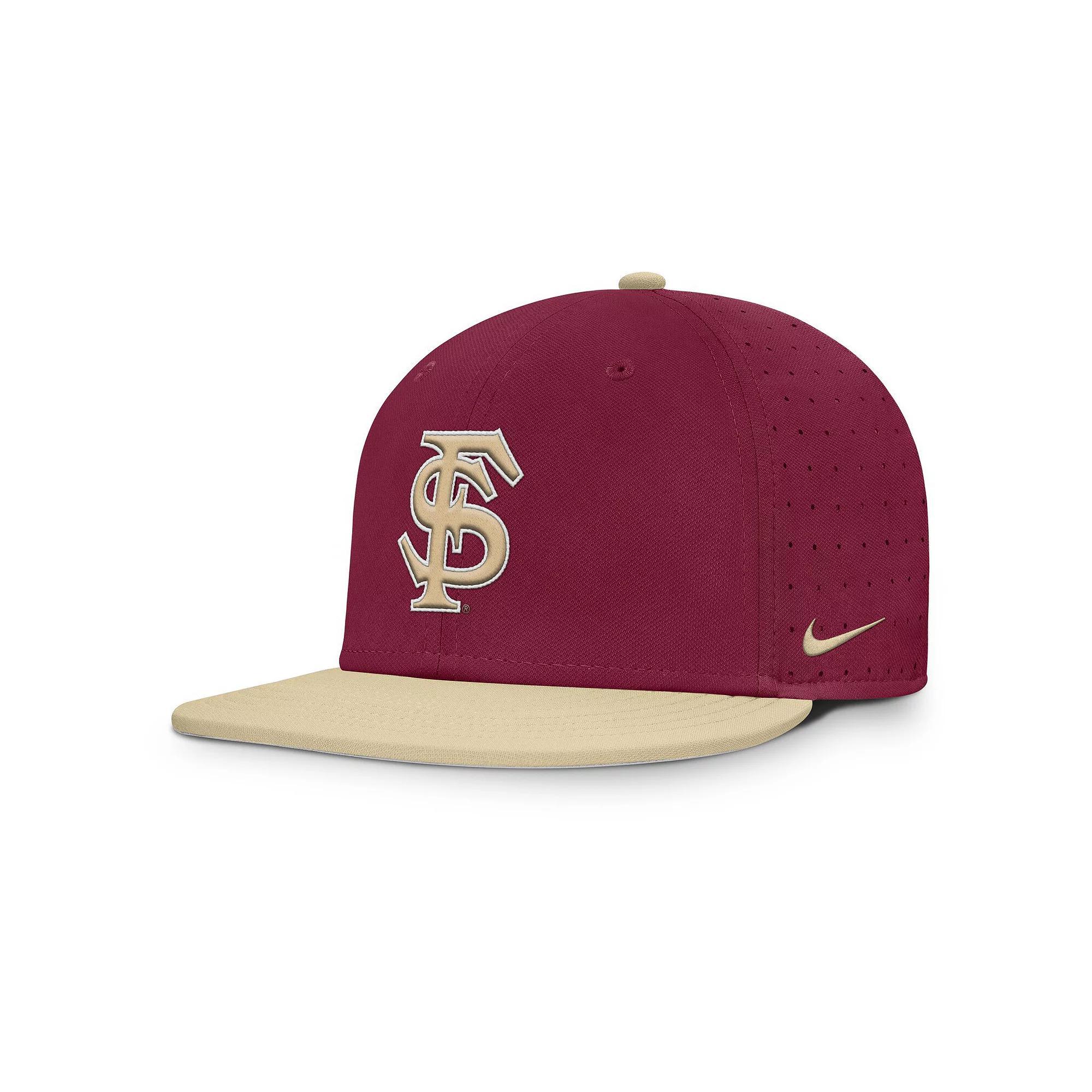 Florida State Seminoles Dugout True Mens Nike Mens Dri-FIT College Fitted Hat | NC1408DEFTN-FBB Product Image