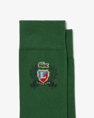 Jacquard Shield Accent Socks Product Image