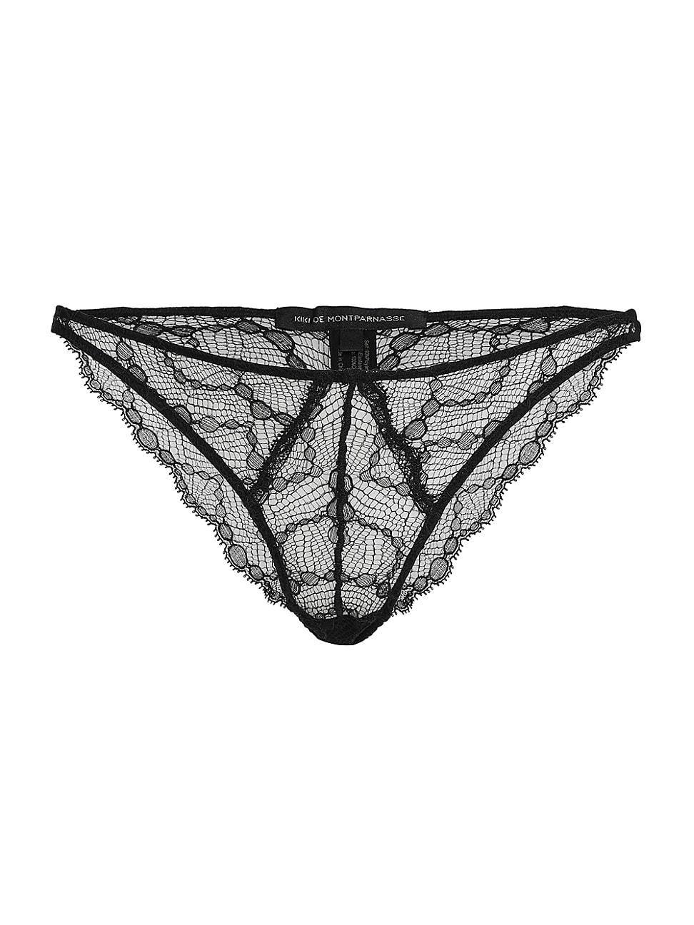 Kiki De Montparnasse Mon Cheri Thong Black S Product Image