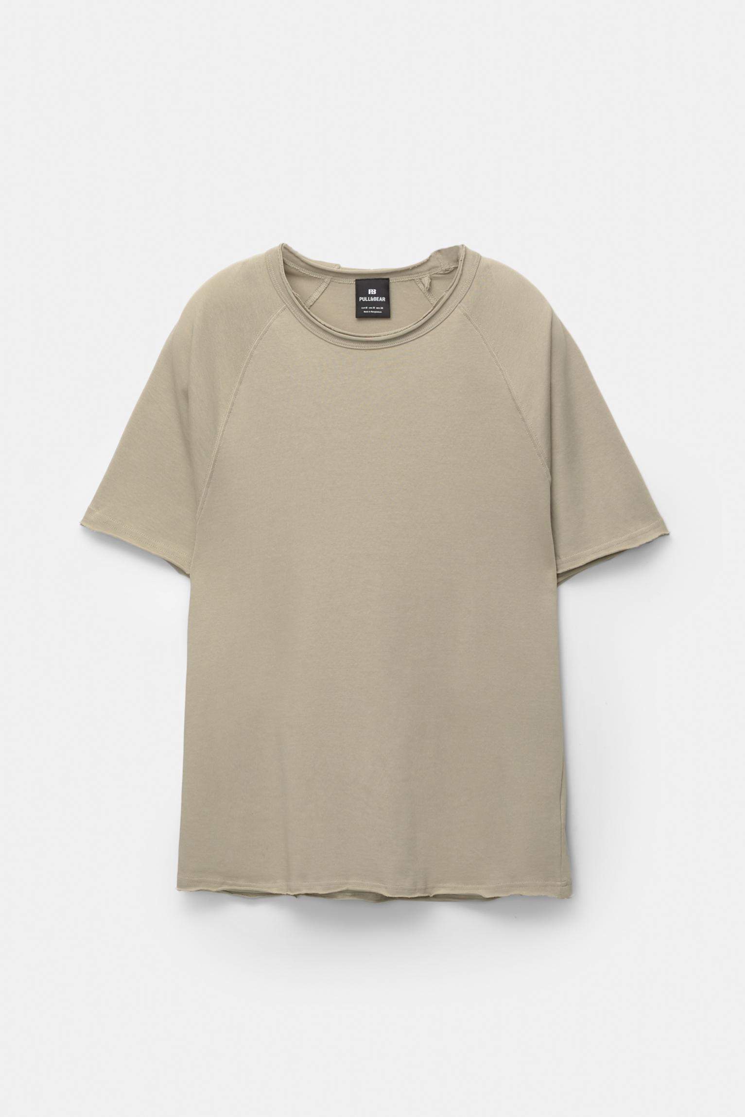 Short sleeve T-shirt with piping Product Image