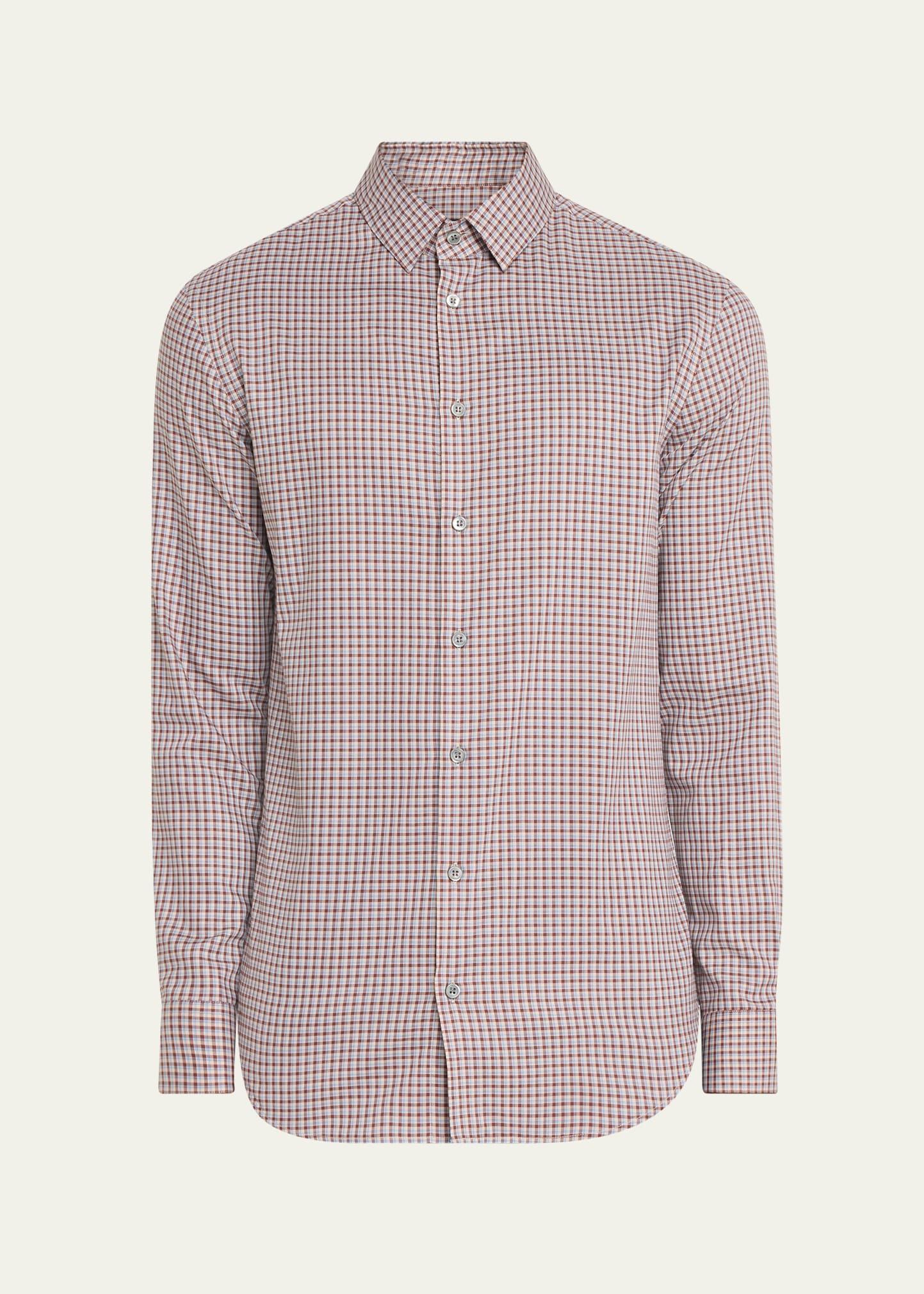 Mens Plaid Sport Shirt Product Image