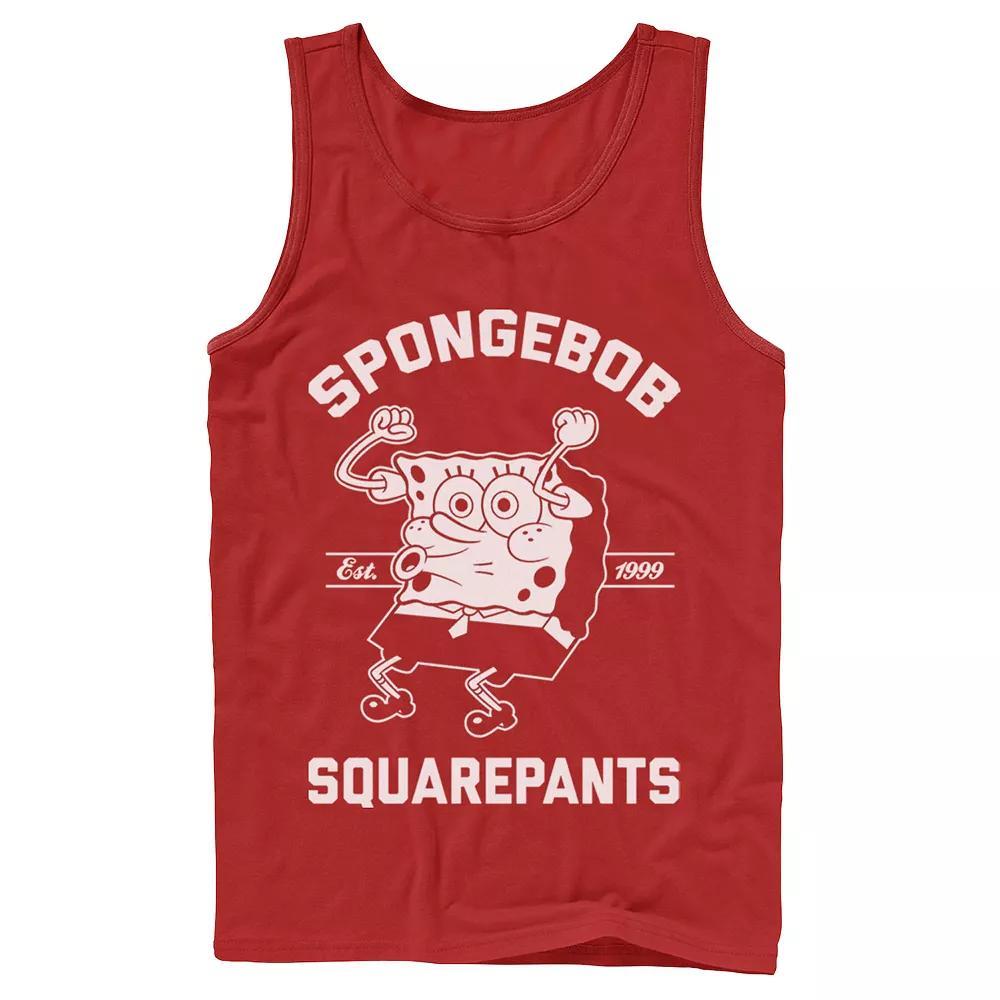 Mens Nickelodeon SpongeBob SquarePants Excited Established 99 Tank Top Product Image