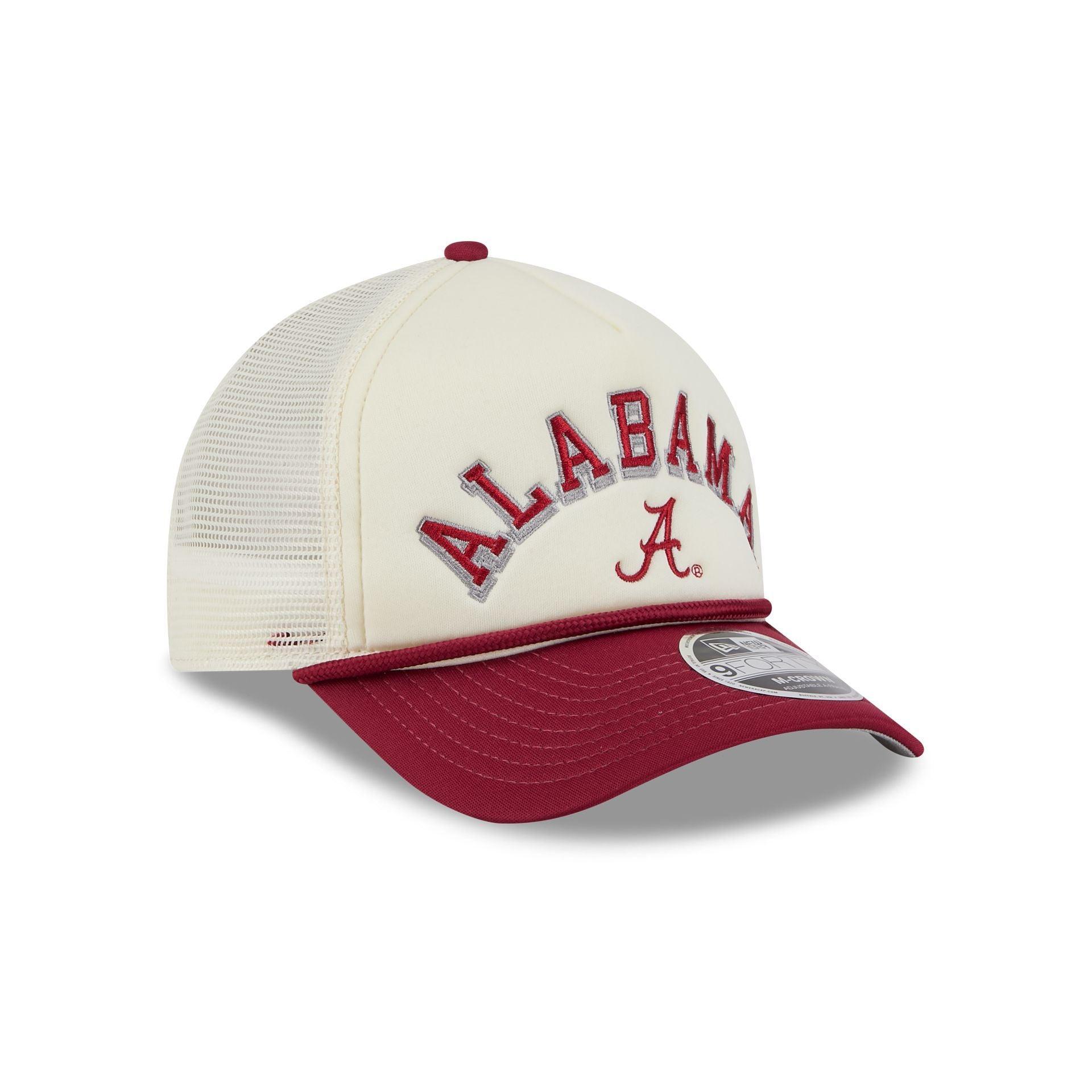 Alabama Crimson Tide Chrome Arch 9FORTY M-Crown A-Frame Trucker Hat Male Product Image
