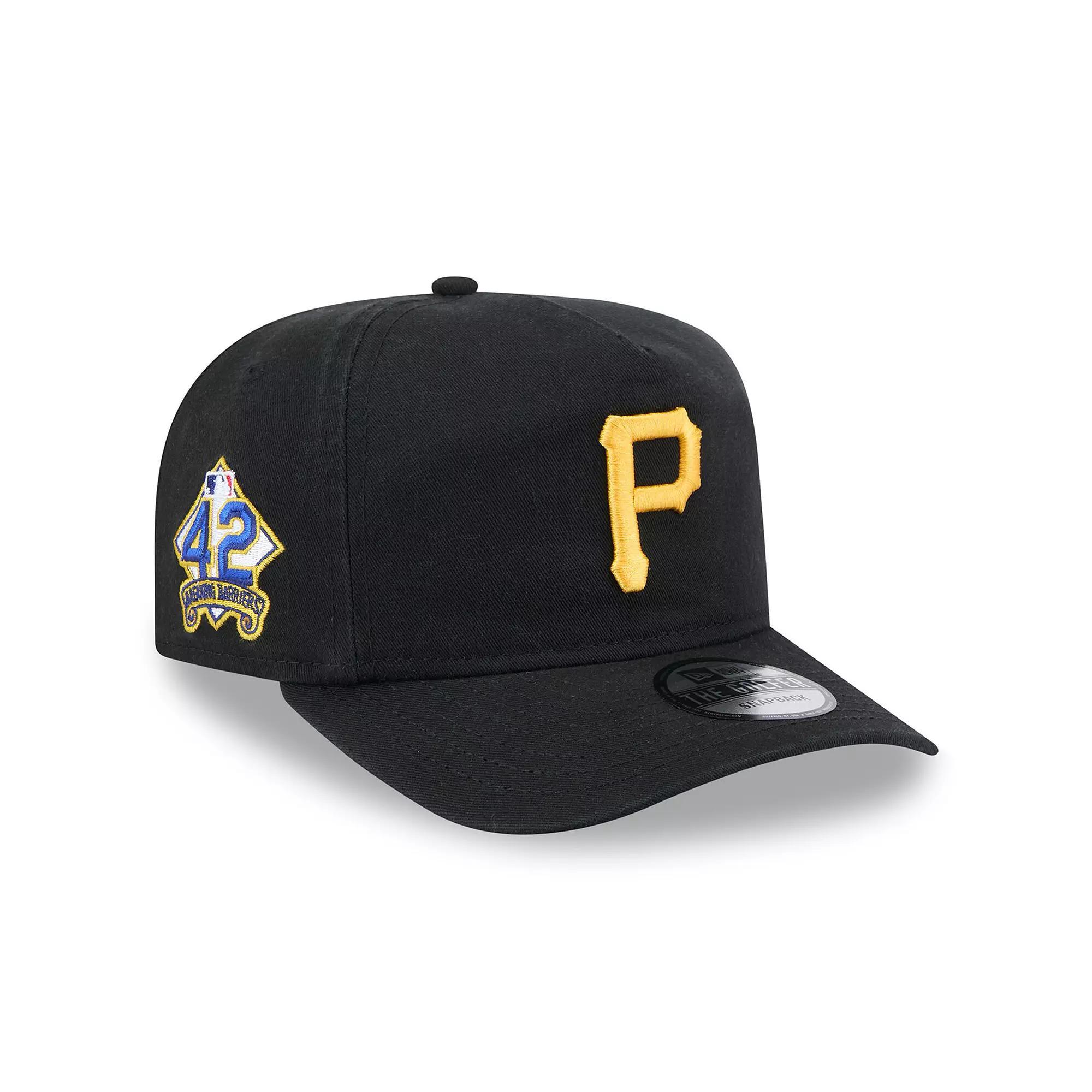 Men's New Era Black Pittsburgh Pirates 2025 Jackie Robinson Day Golfer Adjustable Hat Product Image